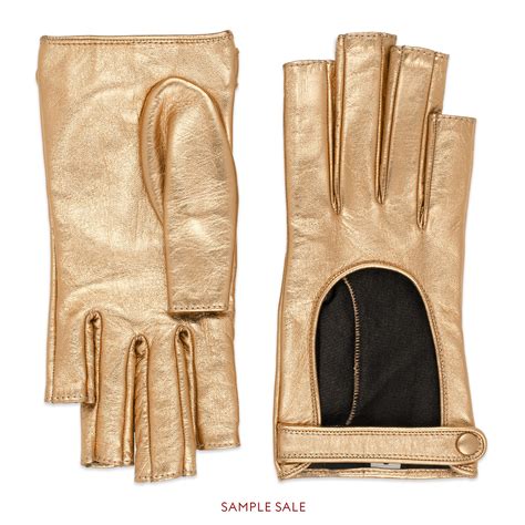 gucci leather gloves for women|gucci fingerless gloves.